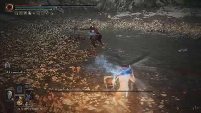 Elden Ring - Malenia Solo feat Dark Moon Greatsword & Light load rolls (NG+) смотреть онлайн