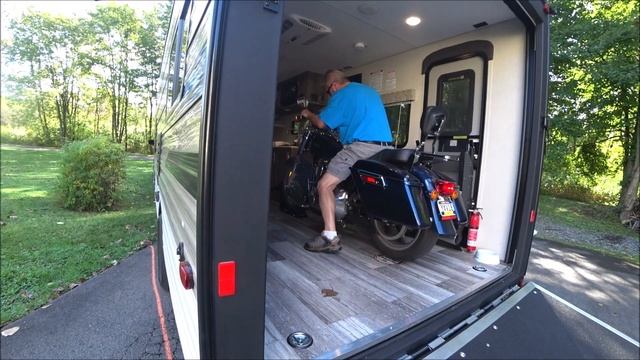 The BEST Motorcycle Tie Down System for RV Toyhaulers - Bolt It On! смотреть онлайн