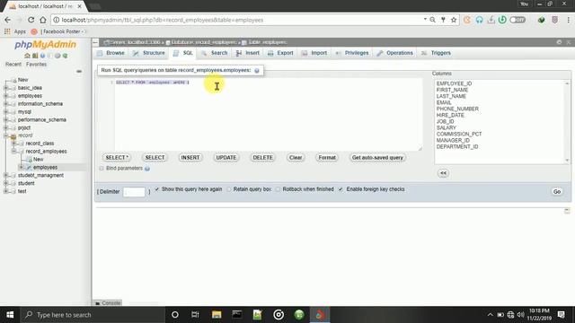 Delete And Update Table contains using SQL command/DBMS basic смотреть онлайн