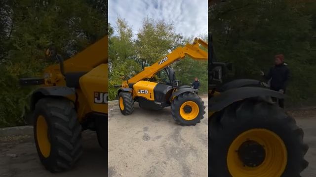 Телескопический погрузчик JCB смотреть онлайн