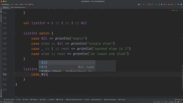 Scala weeks 4: pattern-matching смотреть онлайн