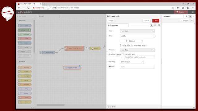 NODE-RED: Comunichiamo la presenza in casa a Fibaro con arp-scan e Node-Red смотреть онлайн