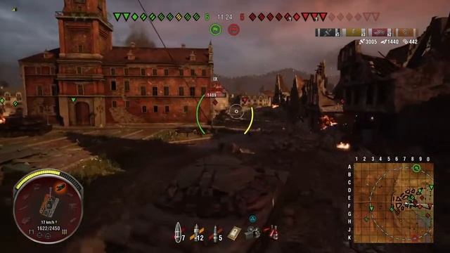 Obj. 705A Gameplay Ace tank || World of tanks (PS4) смотреть онлайн