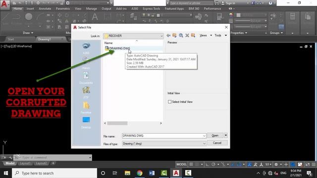 HOW TO RECOVER AUTOCAD CORRUPTED DRAWINGS смотреть онлайн