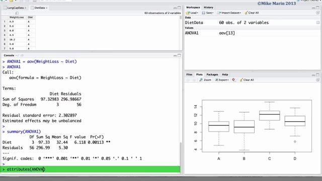 ANOVA, ANOVA Multiple Comparisons & Kruskal Wallis in R | R Tutorial 4.9 | MarinStatsLectures| смотреть онлайн