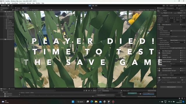 Unity RPG: C#: Saving System Using Checkpoints смотреть онлайн