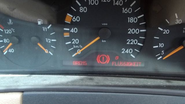 Сообщение BREMS FLUSSIGKEIT Mercedes W210