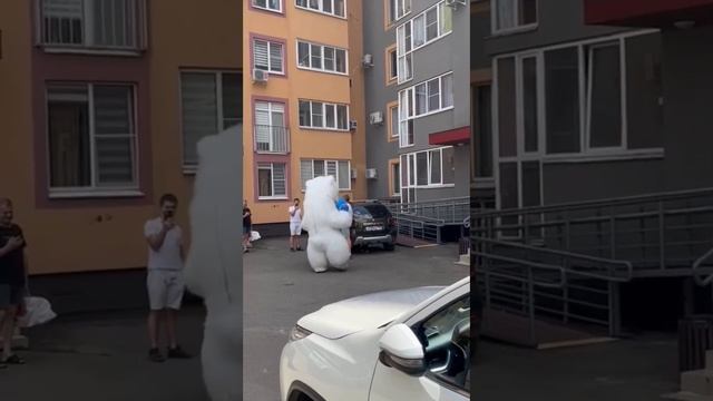 Самый быстрый мишка во всем Мире!!! Мировой рекорд? Поздравление Мишки #рекомендации #праздник смотреть онлайн