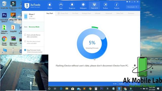 How to Flash Iphone 7 With 3utool | Fix Iphone 7 Logo Stuck смотреть онлайн