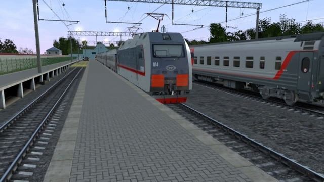 Отправление поезда N°639 Анапа - Симферополь со станции Анапа #trainz12 смотреть онлайн