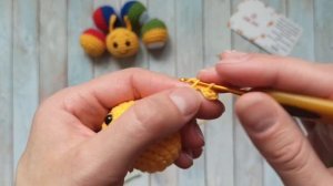 Мастер-класс  вязаная "Гусеница"