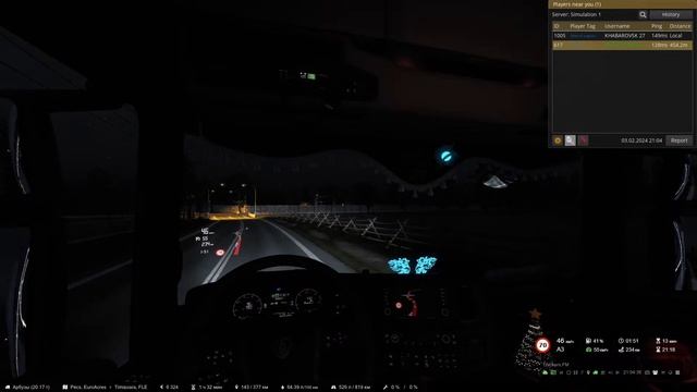 Cтрим Euro Truck Simulator 2 1.49 MultiPlayer смотреть онлайн
