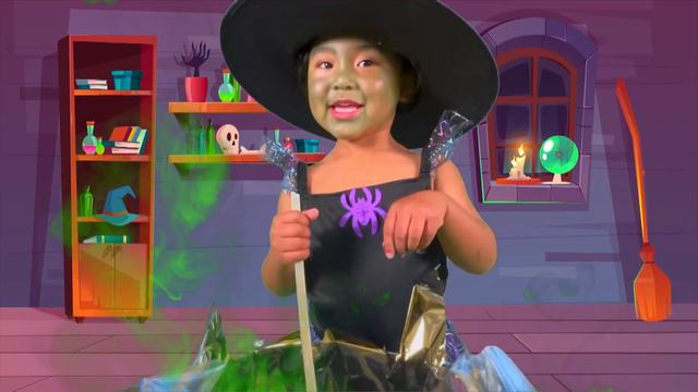 Halloween Song with Aisha Honey | Witch’s Brew Nursery Rhyme | Kids Song смотреть онлайн
