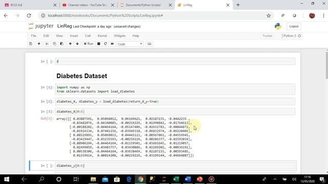 Data Science using Python -- Diabetes Dataset (Sklearn) смотреть онлайн
