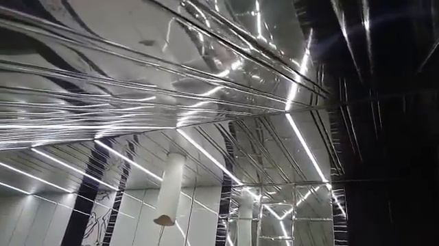 Реечный потолок Mr.Tektum. Зеркальный хром. смотреть онлайн