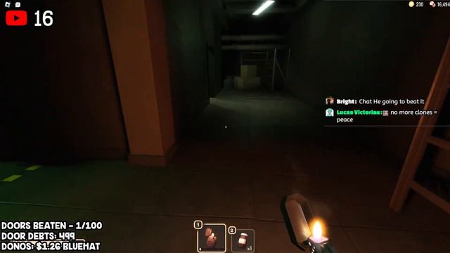 [🔴LIVE ] Beating Doors 100 Times.. PART #1 🚪👁️ (5/100) смотреть онлайн