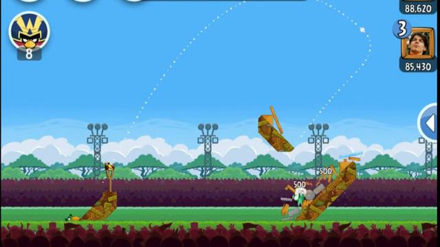 Турнир Angry Birds Friends Tournament Неделя 78 (11 нояб. 2013) Уровень 5 - Прохождение на 3 Звезды смотреть онлайн