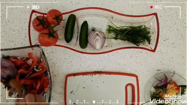 Испанский салат с красной фасолью.#салат Qırmızı paxlalı İspan salatı смотреть онлайн