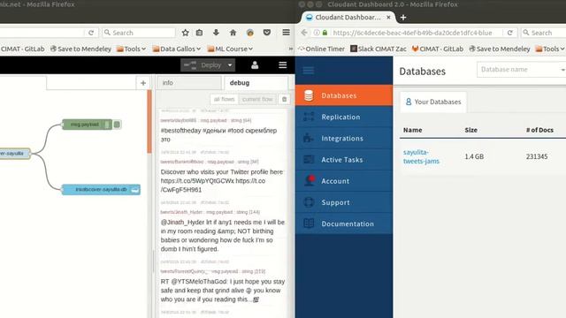 Node-RED Demo on IBM Bluemix to capture tweets смотреть онлайн