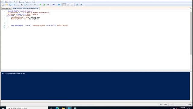 Bulk Computers attribute update using powershell script смотреть онлайн