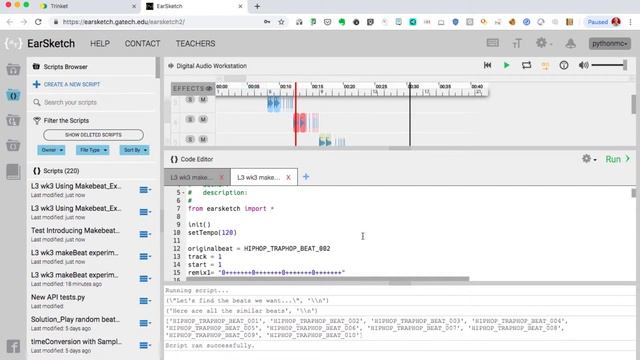 v2 Makebeat experiments - Python MC смотреть онлайн