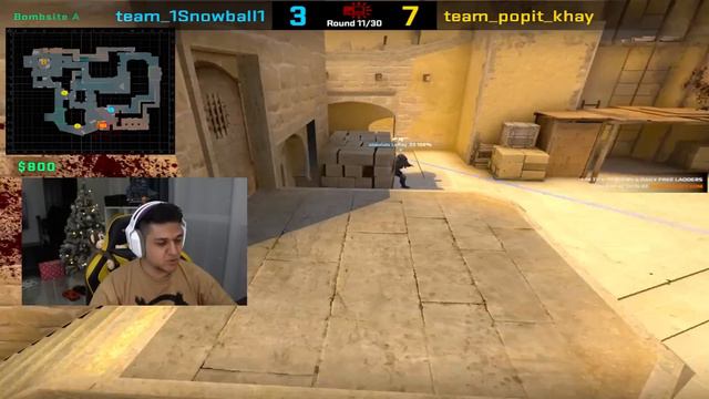 КАК ИГРАЕТ САМЫЙ ХУДШИЙ ИГРОК FACEIT В CS:GO смотреть онлайн