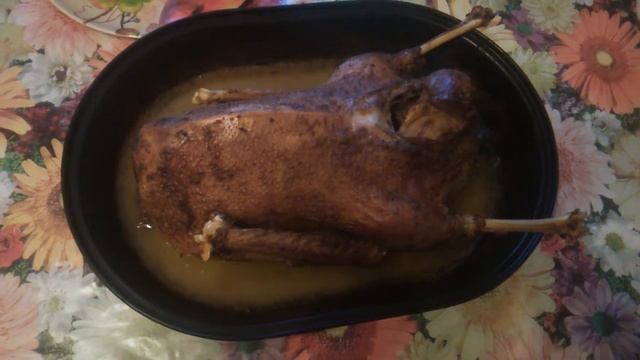 Запеченый гусь кубанской породы.25.11.2018. смотреть онлайн