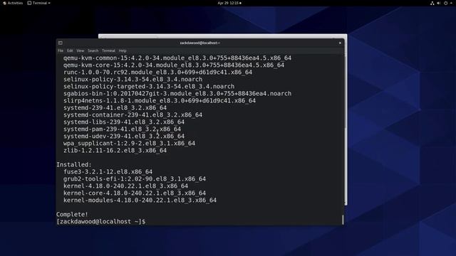 CentOS 8 GIT Installation смотреть онлайн