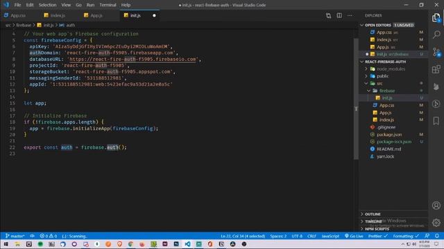 React Firebase Authentication Login/Sign Up #2 смотреть онлайн