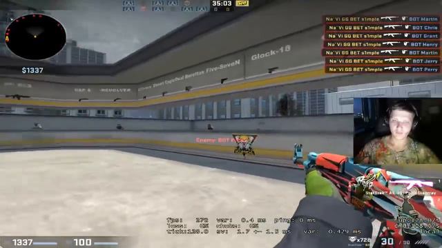 CS:GO - s1mple Aim Routine смотреть онлайн