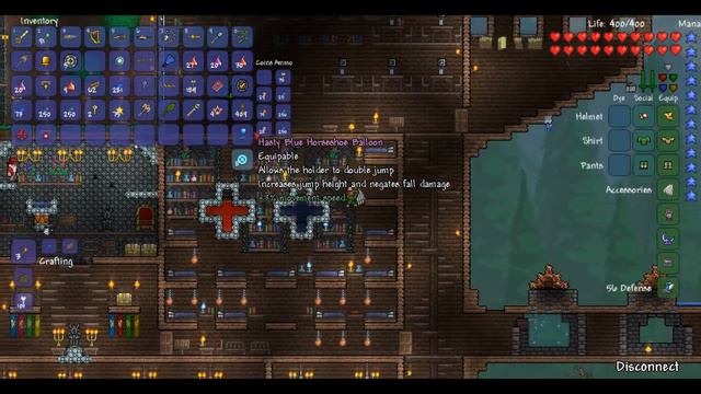 Terraria 1.2 - Blue Horshoe Balloon смотреть онлайн