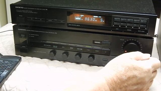 Onkyo Power Amp, Pre-Amp And Tuner смотреть онлайн