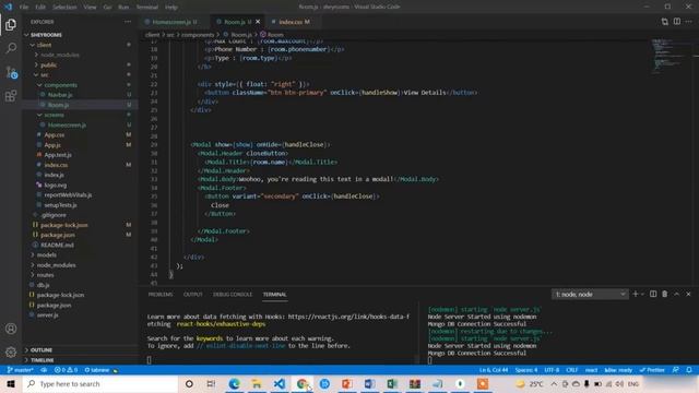 #11 Room model popup in Home screen - Full Stack Hotel Booking System React 2022-Premium Course смотреть онлайн