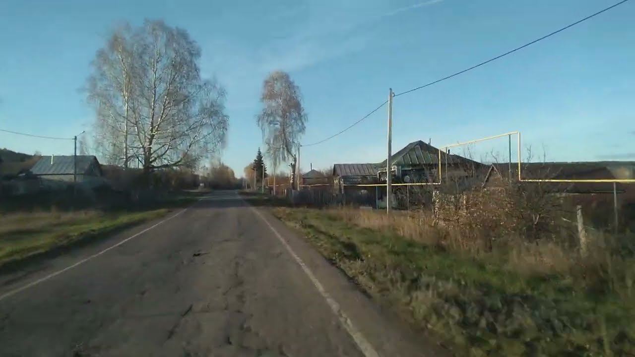 Едем через Донгуз Балтайского района)