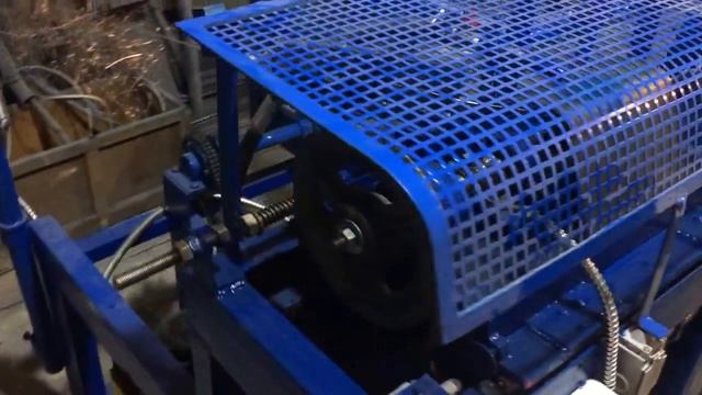 Станок автомат для навивки сетки "Рабица" с высотой рулона три метра! смотреть онлайн