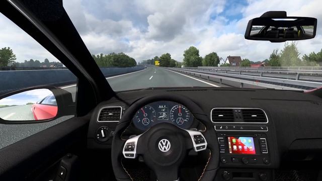 Euro Truck Simulator 2 - Volkswagen Polo 1.6 TDI [1.47] [Steering Wheel Gameplay] смотреть онлайн