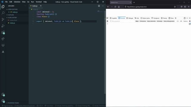 Export/Import module Javascript - Kurs GatsbyJS #7 смотреть онлайн