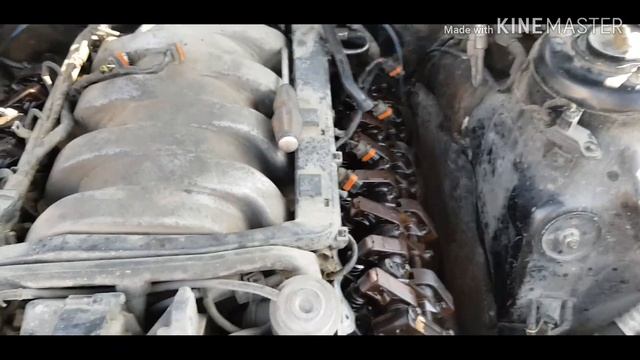 Mersedes W220   Замена прокладок,картерных трубок, полная промывка и очистка от грязи.