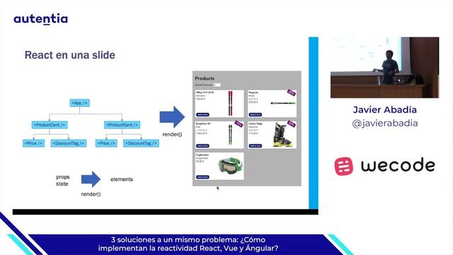 ¿Cómo implementan la reactividad React, Vue y Angular? - Javier Abadía смотреть онлайн