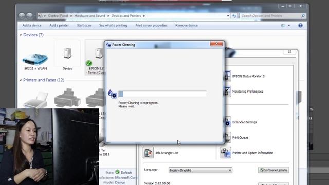 EPSON L3110 HOW TO REMOVE LINES IN PRINTING/POWER CLEANING (TAGALOG VERSION) смотреть онлайн