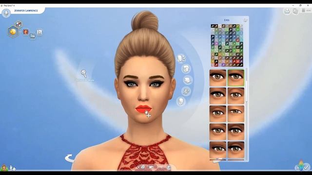 Making Jennifer Lawrence in The Sims 4 - The Hunger Games - Create A Sim ∣ CC Linked Below смотреть онлайн