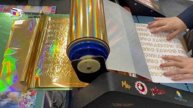 Golden Uv Dtf Film.