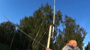 Антенна 5/8 для дальних связей НА АВТОМОБИЛЬ 27 мгц Си-Би (установка за 8 минут)