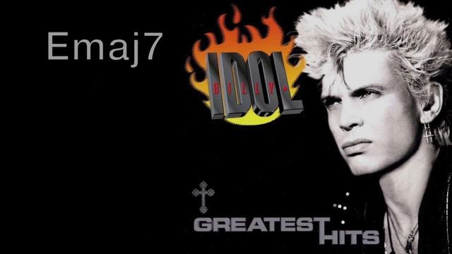 Billy Idol Backing Track | Eyes Without A Face | Key = E смотреть онлайн