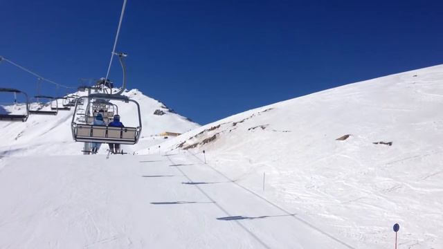 Ski resort Shimbulak. Kazakhstan. The mountains. Winter. Горнолыжный курорт Чимбулак. Казахстан смотреть онлайн