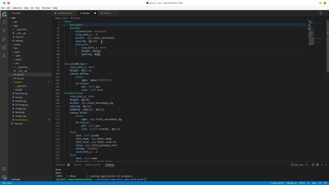 Python/Kivy POS System v2: 12 - POS Screen 07 смотреть онлайн