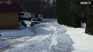 Пикапы убирают снег. Как это им удается? | Pickup Truck Plowing Snow