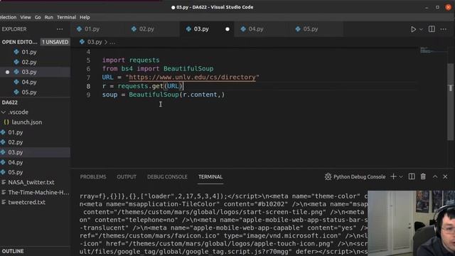 Basic Web Scraping with BeautifulSoup смотреть онлайн