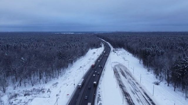 Северный обход Лобни 25 ноября 2022. Развязка с Дмитровским шоссе смотреть онлайн
