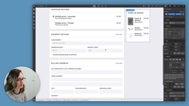 Designing the checkout page! | Webflow Ecommerce series - Episode 5 смотреть онлайн